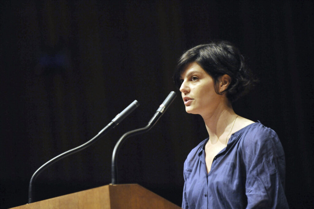 Haus der Kulturen der Welt, "Berlin Documentary Forum 1", 02.-06. Juni 2010
Kuenstlerische Leitung : Hila Peleg. Hier bei der Eröffnung
Photo by: Marcus Lieberenz / bildbuehne.de (share-alike license)